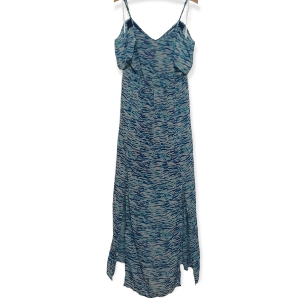 Charming Charlie Blue Summer Maxi Dress